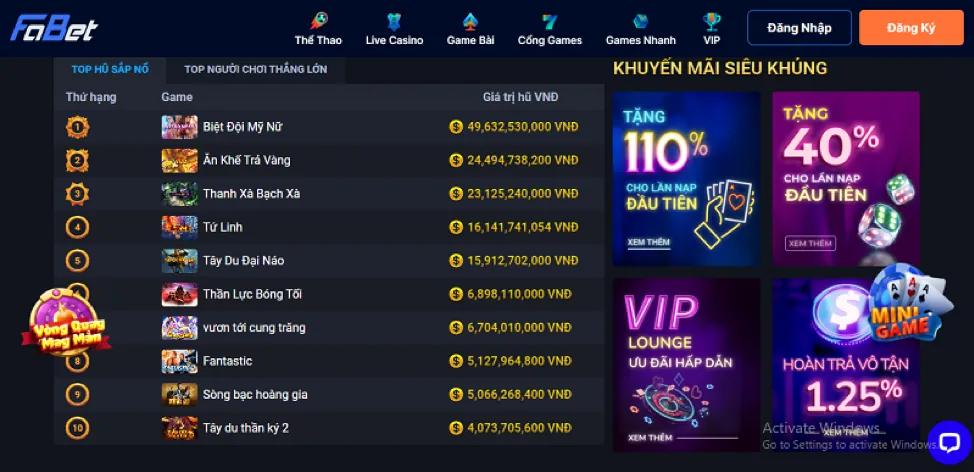Ra mắt trò chơi Nổ Hũ mới tại 66club